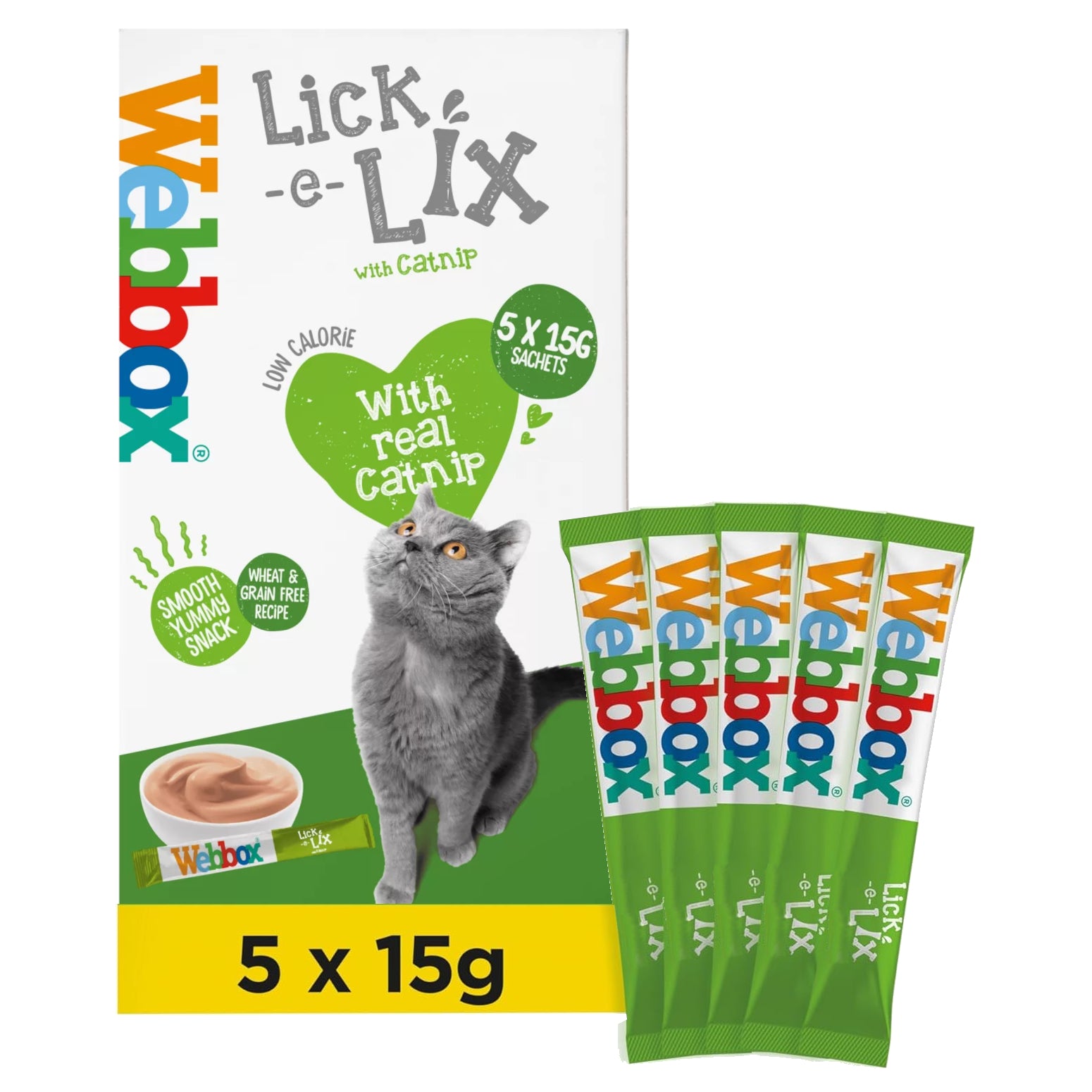Webbox Lick-e-Lix with Catnip Cat Treats