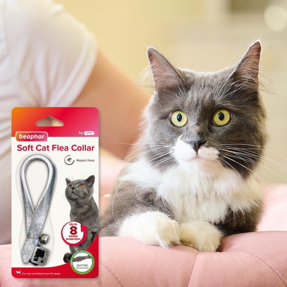 Beaphar Cat Collar Repels Fleas Glitter