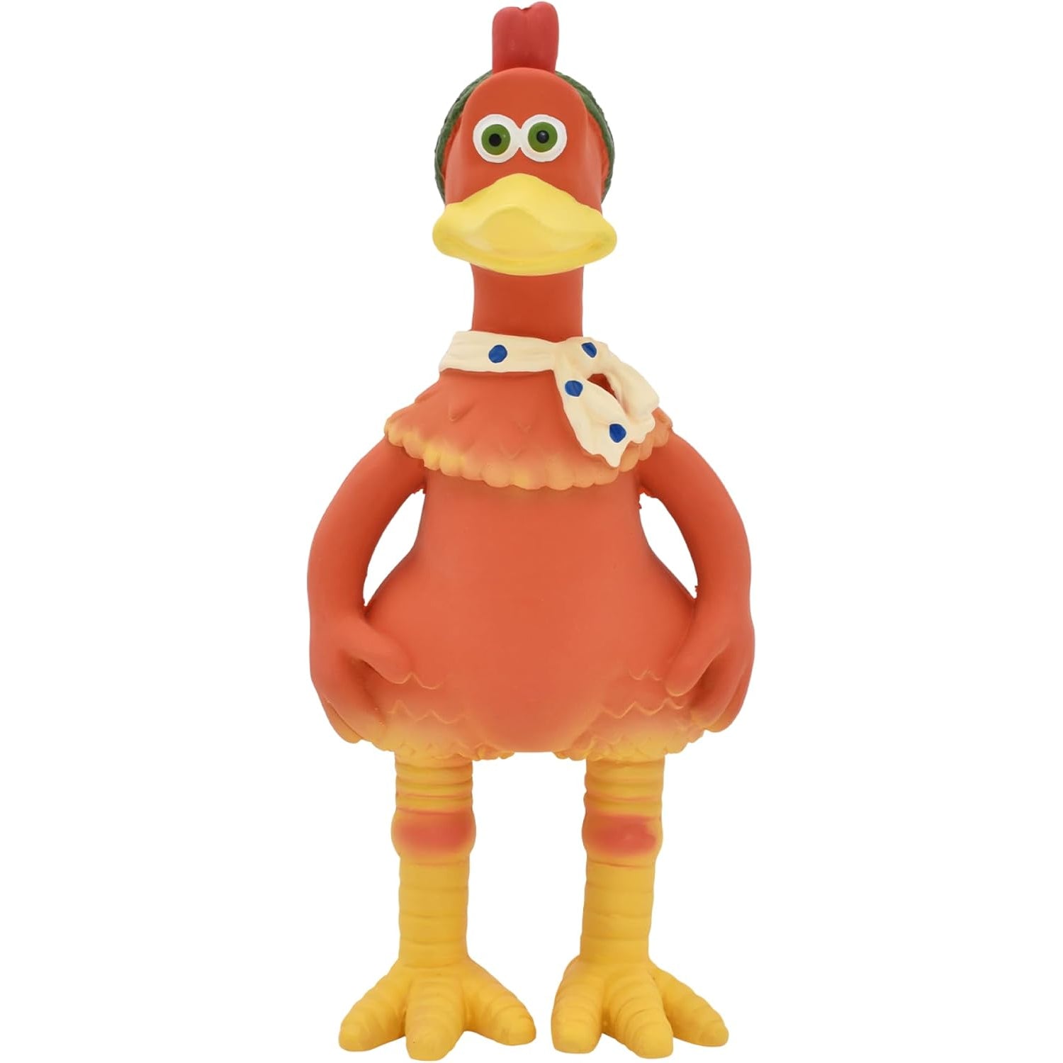 Multipet Chicken Run Ginger Latex Dog Toy | Durable Squeaky Rubber Toy