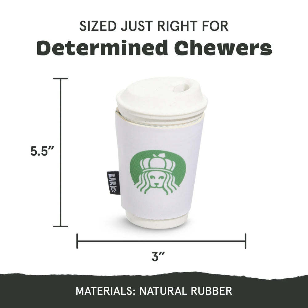 BARK Pupkin Spice Yappucino Super Chewer Dog Toy