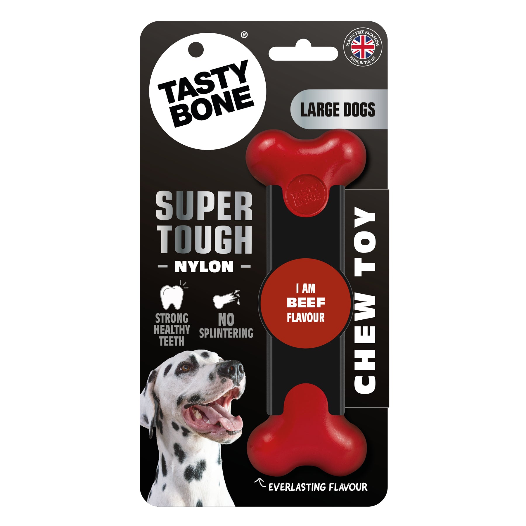TastyBone Super Tough Nylon Dog Chews for Large Dogs 7 Flavours