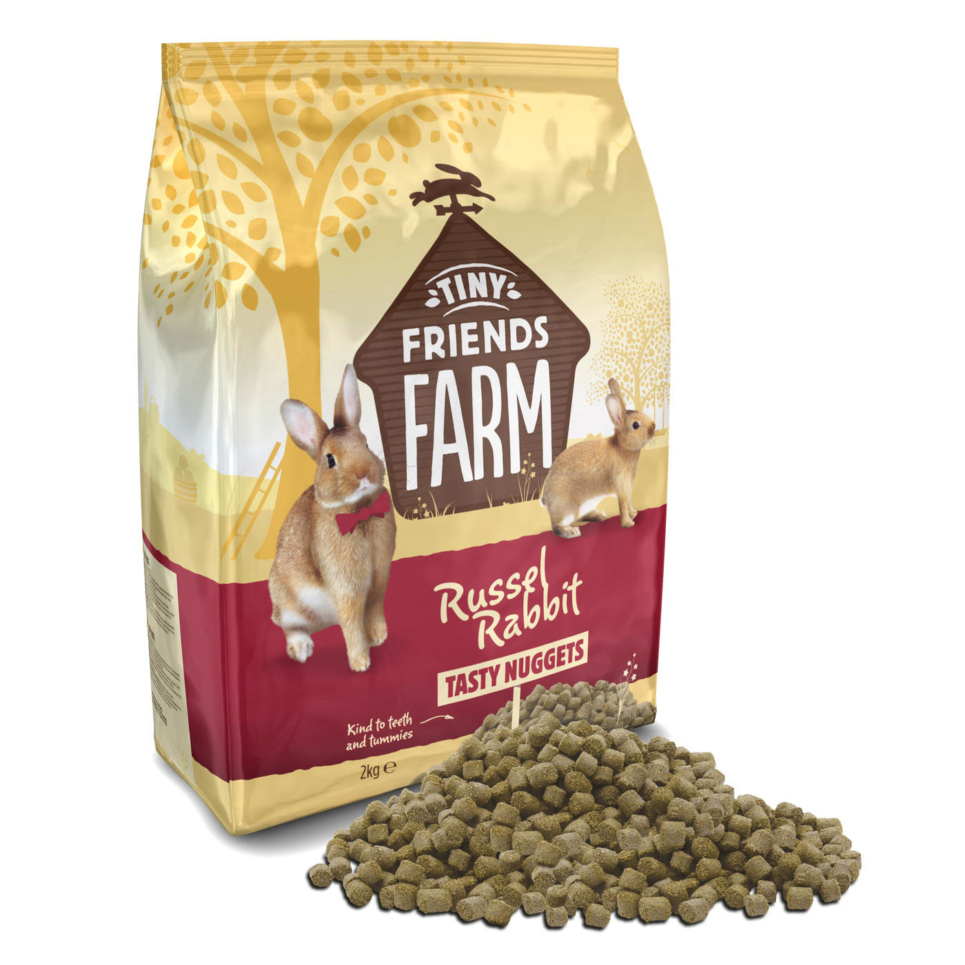 Tiny Friends Farm Russel Rabbit Tasty Nuggets 2kg