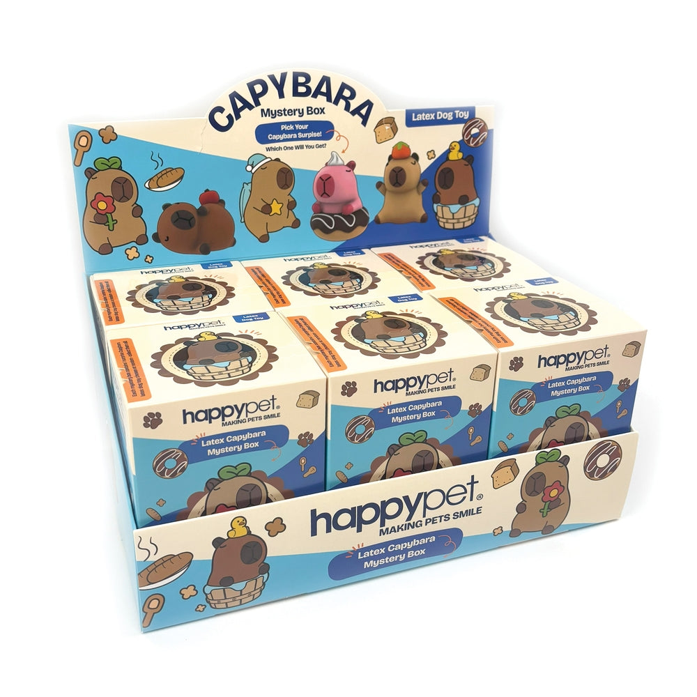 Happy Pet Corby Capybara Latex Dog Toy Mystery Box