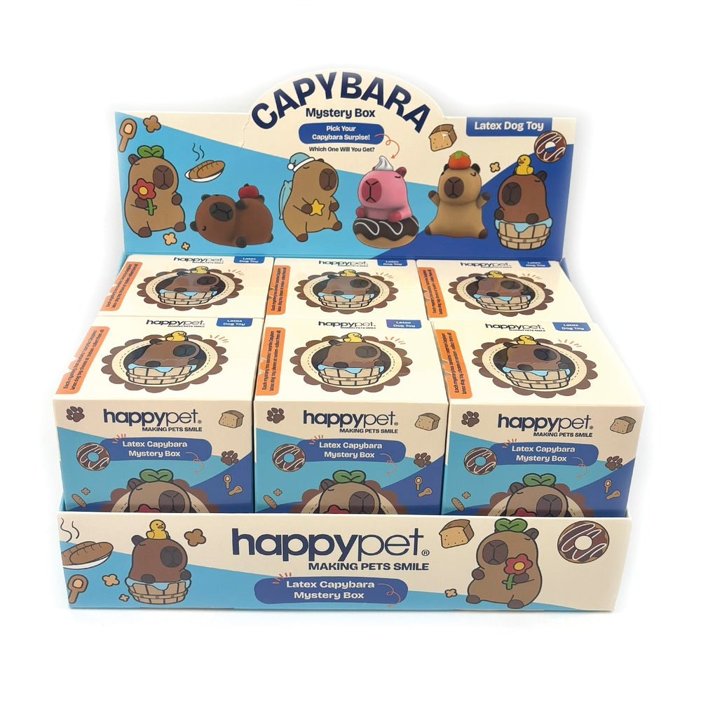 Happy Pet Corby Capybara Latex Dog Toy Mystery Box
