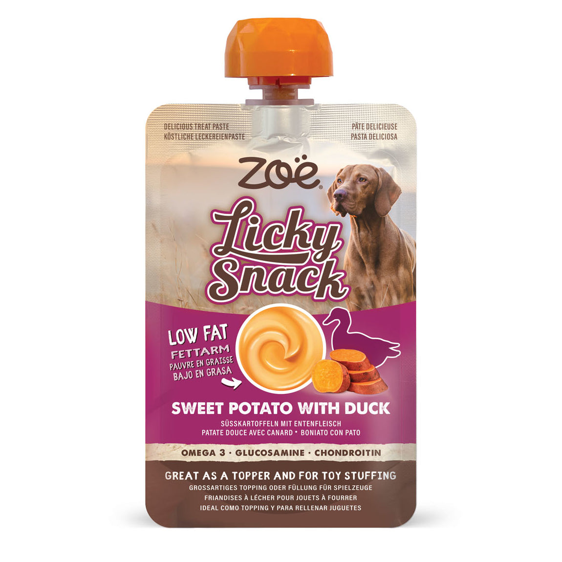 Zoë Licky Snack Sweet Potato & Duck 85g