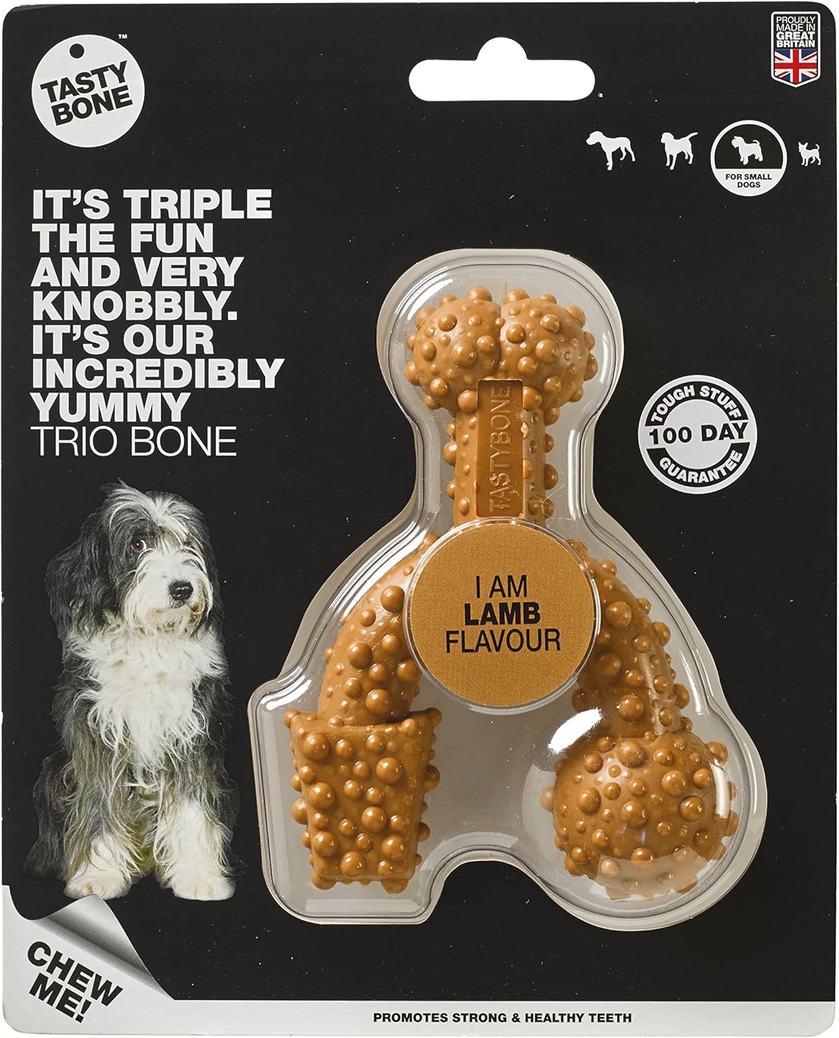 TastyBone TRIO Tough Nylon Dog Chews for Small Dogs 5 Flavours