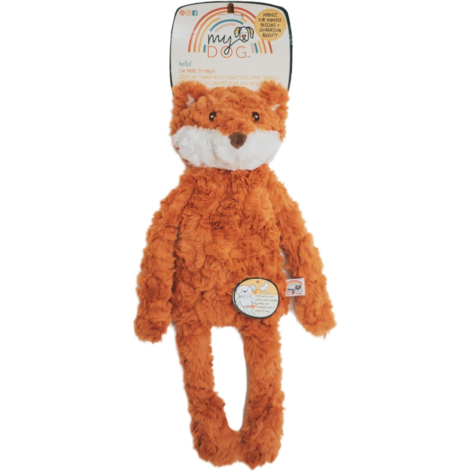 my DOG Luxury Plush Dog Toys Fox