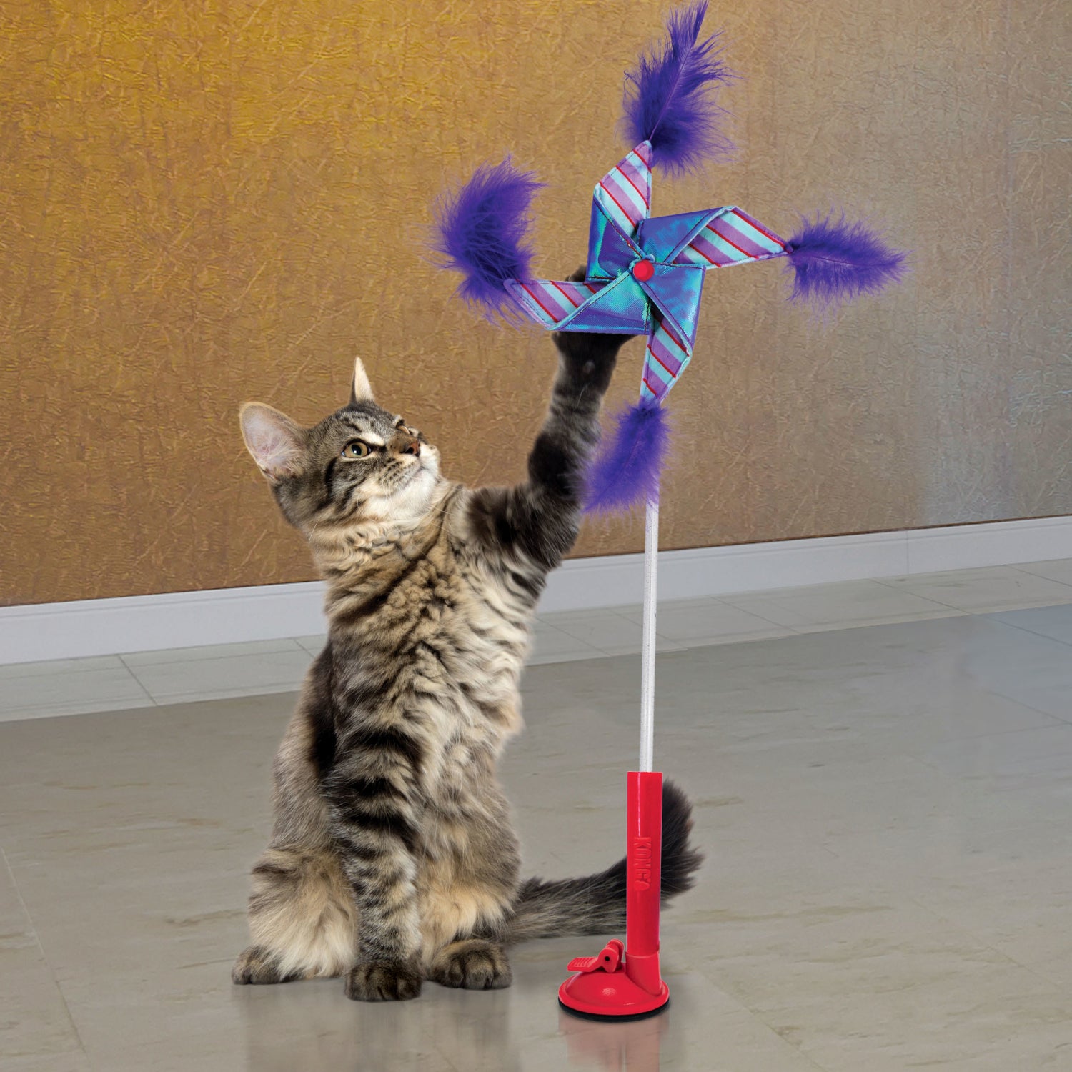 KONG Connects Switch Teaser Pinwheel with Catnip | Real Pet Store