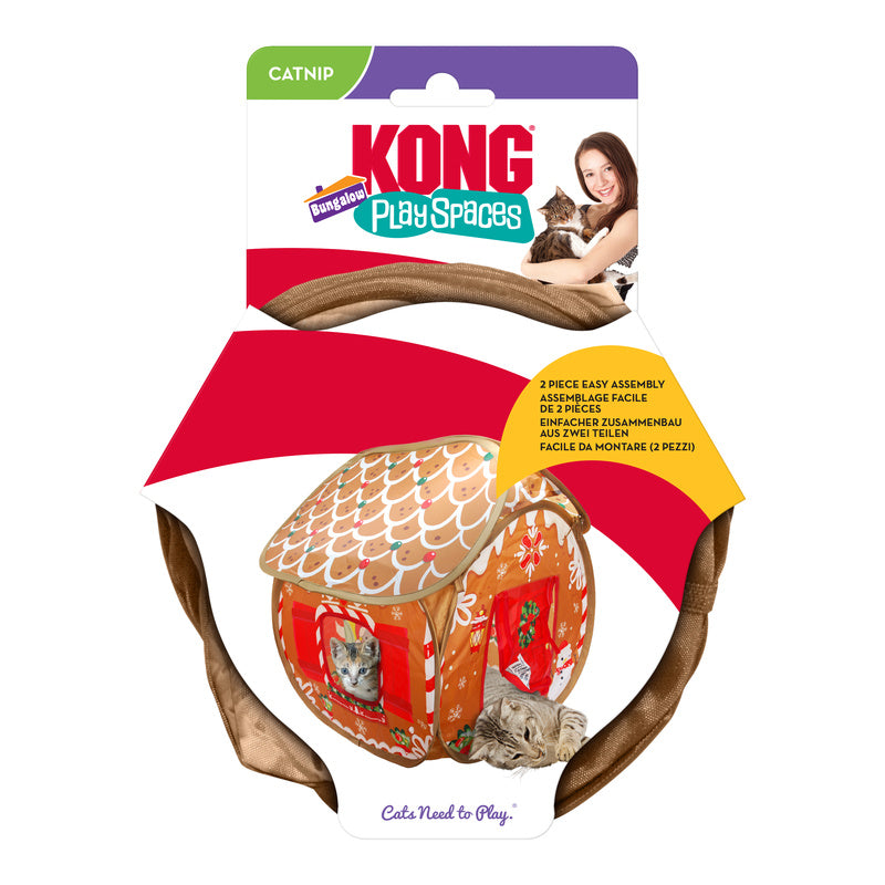 KONG Holiday Play Spaces Bungalow Gingerbread