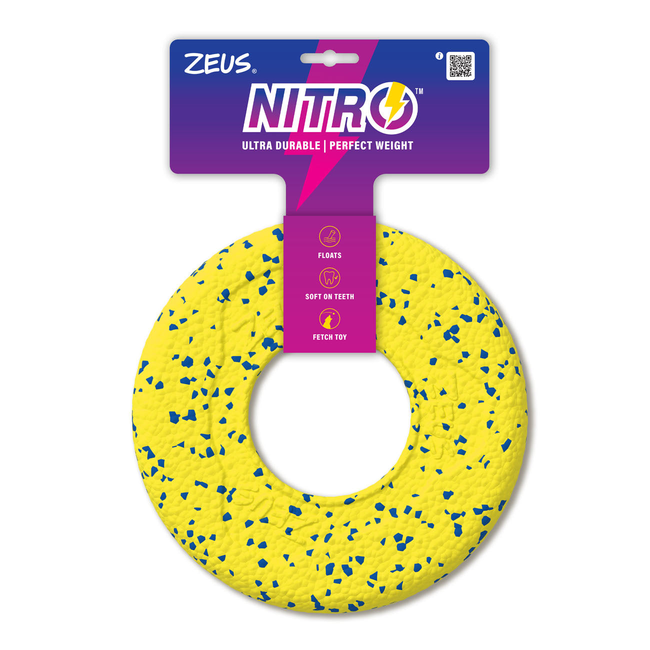 Zeus NITRO Flying Disc Dog Toy