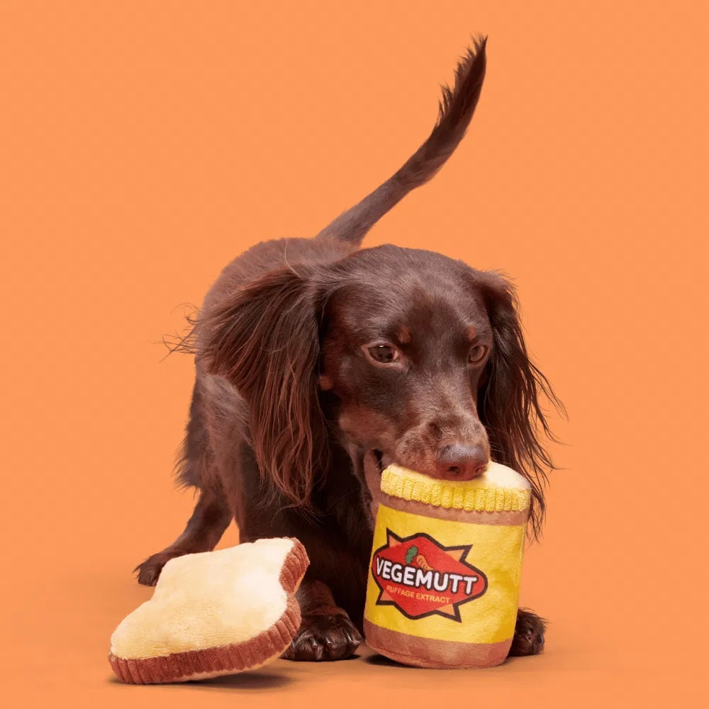 BARK Vegemutt Toast Australian Outbark Dog Toy