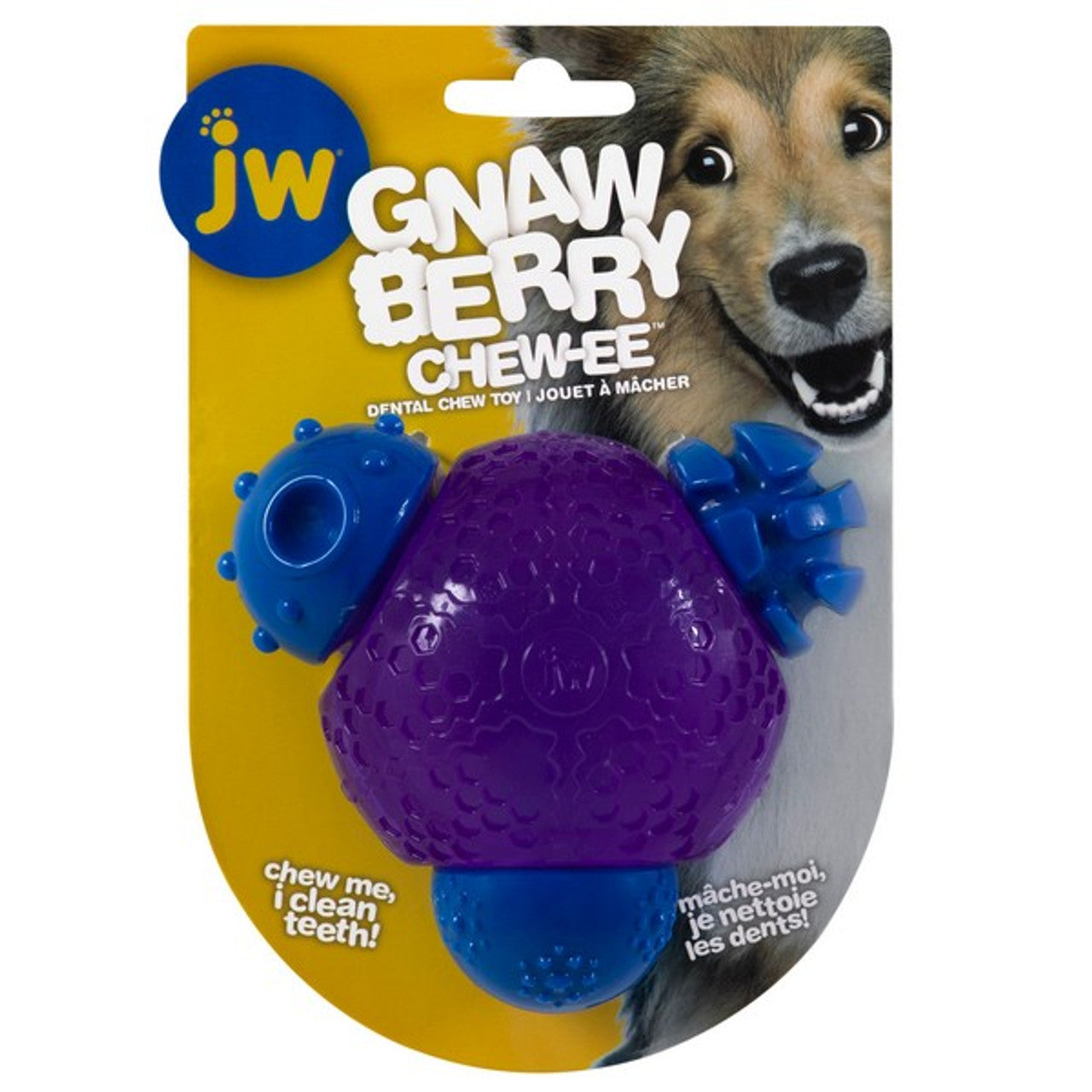 JW Dog Toy Gnaw Berry Chew-ee