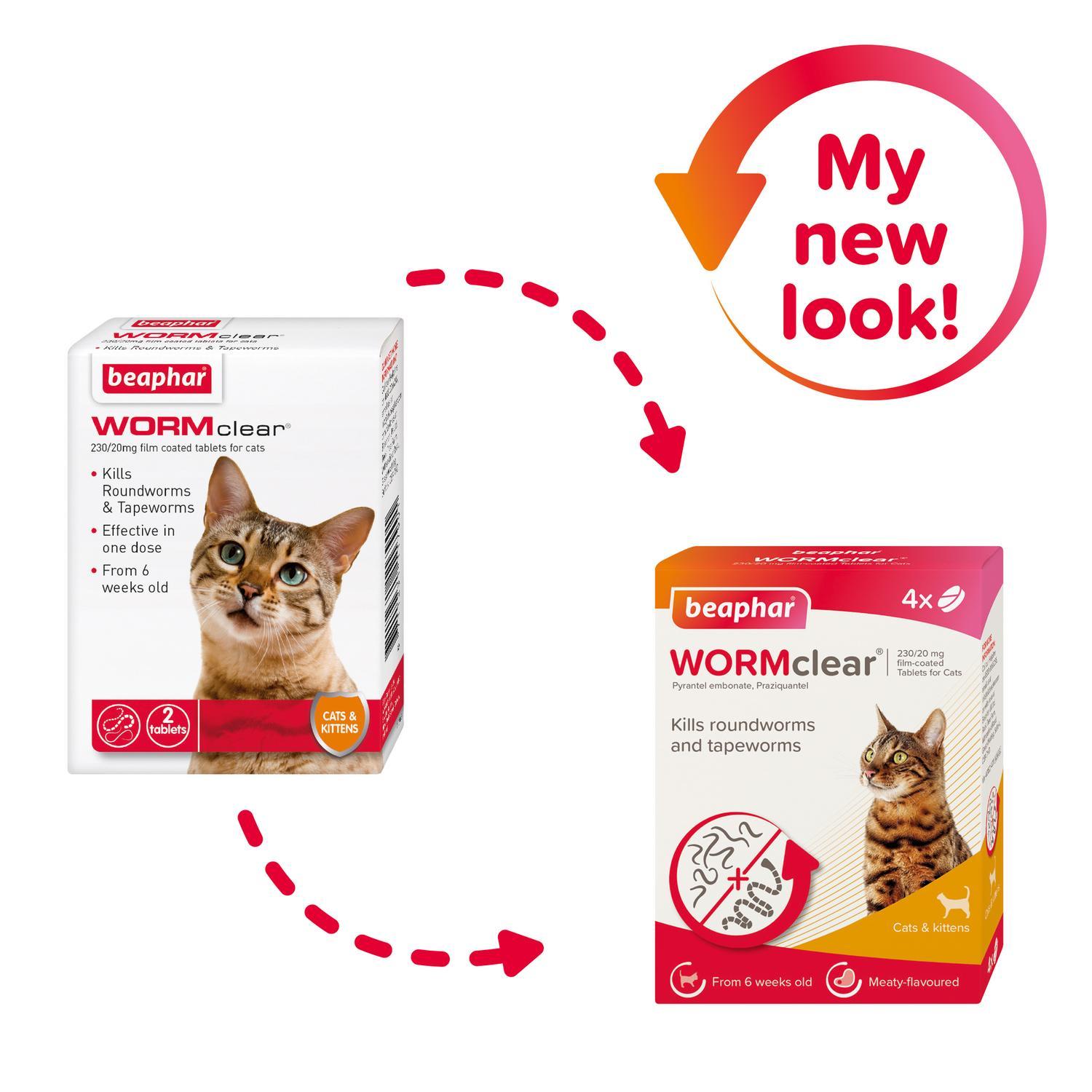 Beaphar WormClear Worming Tablets for Cats x 4