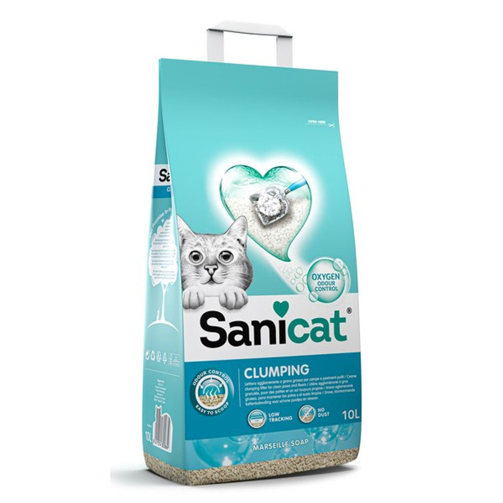 Sanicat Cat Litter Clumping Marsella Soap 10L