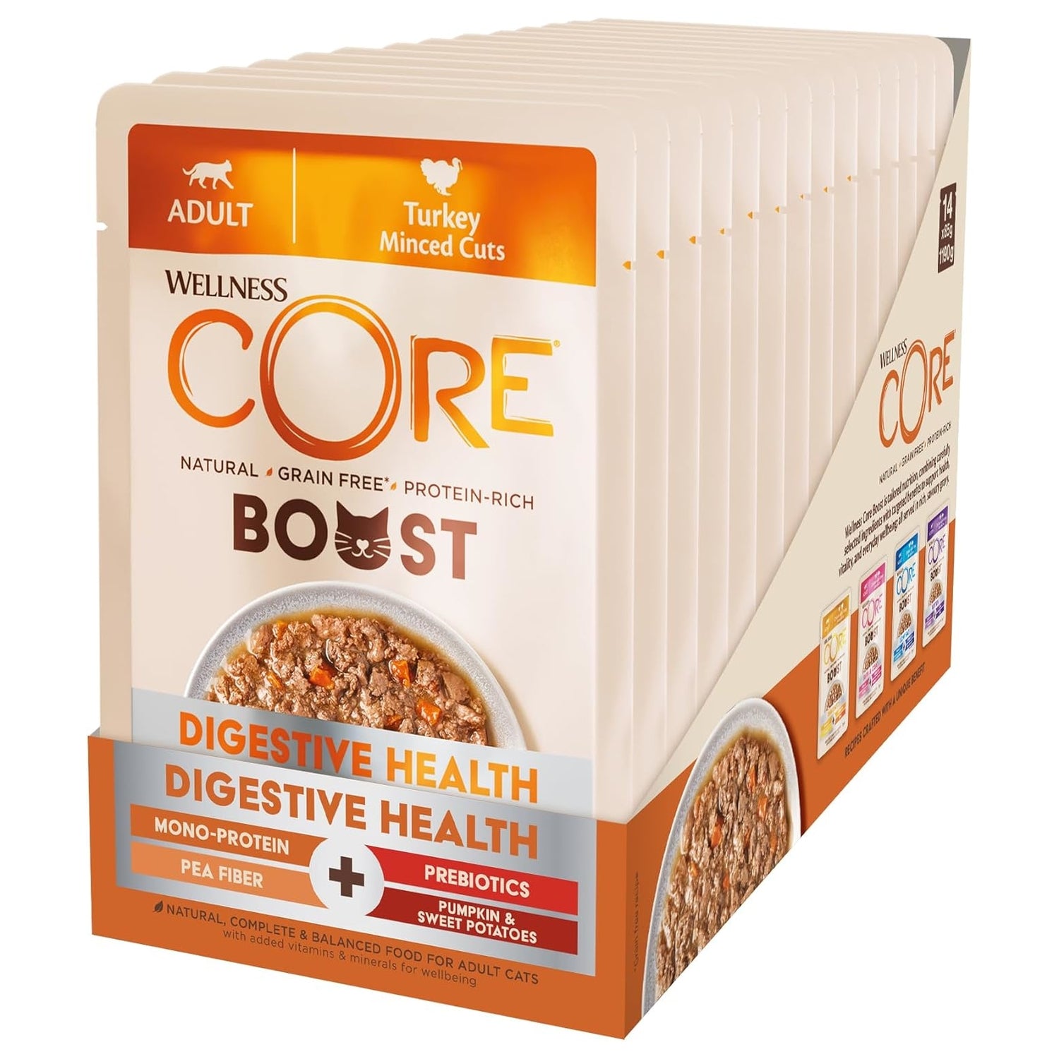 Wellness CORE Cat Boost Digestive Health Turkey 14 x 85g